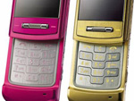 Celular LG Shine em pink e gold