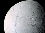 Imagem das luas de Saturno