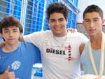 Lucas Aranha, Lucas Fischer e Caymo Junior