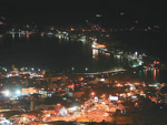 Panorama noturno da Lagoa da Conceio, um dos cartes-postais
