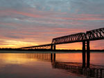 Episdio Rio Ibicu, ponte entre Uruguaiana e Itaqui, Rio Ibicu