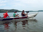 Episdio Rio Uruguai, equipe no Salto do Roncador, Porto Vera Cruz