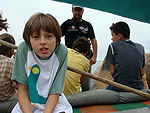 Giorgio Donatto no making of do episdio Marino da srie Primeira Gerao