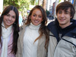 Lauren Neumann, Samira Zelanis e Felipe Laranjeira