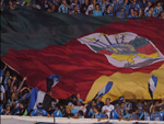 A torcida do Grmio comparece ao estdio para empurrar o time