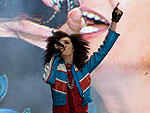 O vocalista alemo Bill Kaulitz, da banda Tokio Hotel, em show no dia 01 de junho