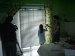 Bastidores de gravao do episdio Catarina, Caroline Guedes e Bernardo Zortea