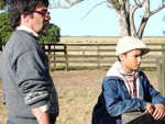 Episdio Ramiro, Csar Troncoso e o ator mirim Ruben Jnior Lemos