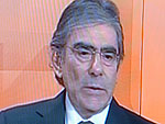 Carlos Augusto Ayres de Freitas Britto, ministro presidente do Tribunal Superior Eleitoral, participou do debate em Braslia