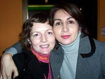 As roteiristas Camila Gonzatto e Cristina Gomes