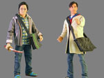 HEROES: Honestos os bonecos de Hiro Nakamura e de Peter Petrelli. Alis, deve ter sido o Hiro que parou o tempo e fez o Peter ficar nesta posio.