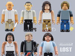 LOST: Bonecos tipo lego trazem Locke, Jack, Kate, Sawyer, Sayid, Charlie e Hurley com seus itens preferidos.