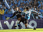 Grmio 2x0 Vitria – O goleiro Victor teve destaque no time tricolor e impediu que o Vitria marcasse