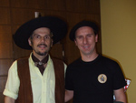 Mrcio de Oliveira com o msico Csar Oliveira