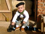O menino da foto  o Joo Luiz que aos 11 meses j  f da rdio