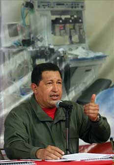 Hugo Chávez confirma chegada de bombardeiros supersônicos russos à Venezuela - Efraín González/Prensa Miraflores/EFE Hugo Chávez confirma chegada de bombardeiros supersônicos russos à Venezuela - Efraín González/Prensa Miraflores/EFE