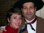 Nesta foto, estou com minha esposa, Sonia Cardoso, no estncia de so pedro, assistindo ao show do Jairo Lambari Fernandes