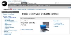 Página de suporte do Mini 12 foi flagrada na internet e gera expectativa quanto a novo lançamento da Dell - Reprodução, Dell