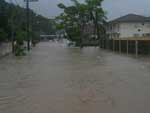 Chuva tomou conta das ruas do bairro Costa e Silva