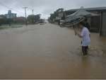 Chuva tomou conta das ruas do bairro Costa e Silva