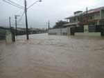 Chuva tomou conta das ruas do bairro Costa e Silva