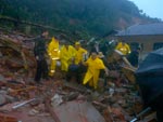 Os estragos da chuva em Blumenau