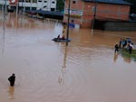 Os estragos da chuva em Blumenau