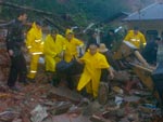 Os estragos da chuva em Blumenau