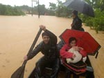 Os estragos da chuva em Blumenau