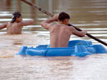 Os estragos da chuva em Itaja