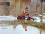 Os estragos da chuva em Blumenau