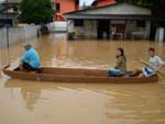 Os estragos da chuva em Blumenau