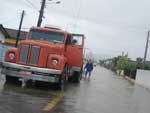 Estragos da chuva em Itaja