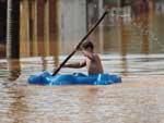 Os estragos da chuva em Itaja