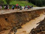 Os estragos da chuva em Blumenau  