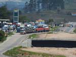 Caminhoneiros parados em posto de Imbituba