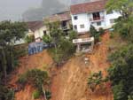 Os estragos da chuva em Blumenau