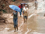 Os estragos da chuva em Blumenau