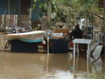 Os estragos da chuva em Itaja
