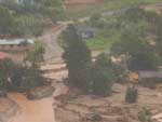 Estragos causados pelos deslizamentos de terra na regio de Ba Alto, em Ilhota 