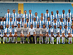 Jogadores posam para a foto oficial do time em 2008