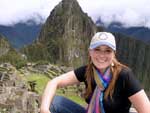 &quot;Chegada em Machu Picchu. Aqui a sensao de paz  to grande que parece poder ser tocada&quot;