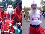 Visitantes ilustres na tarde desta quarta-feira (03/12) no Beira-Rio...
