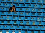 Torcedor se mostra decepcionado com o segundo lugar