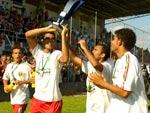 Com o ttulo da Recopa Sul-Brasileira, o Brusque conquista a “trplice coroa” em 2008. Alm do torneio, o time tambm foi campeo da Diviso Especial (conquistou o retorno  elite do Catarinense em 2009) e da Copa Santa Catarina (levou a vaga na Srie D do ano que vem)