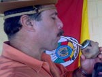 Aral Cardoso e seu cusco mateador