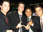 Diego Berlato, Pedrinho Brum, Osni Jr. e Tiago Vargas
