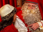 Nicole com o Papai Noel