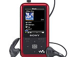 O MP4 player NWZ-S616F Vermelho de 4GB tem e visor de alta resoluo e rdio FM favoritas
