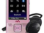 NWZ-A829 Rosa com 16GB de memria pode armazenar at 3800 msicas